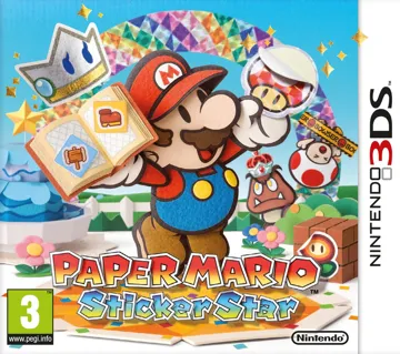 Paper Mario - Sticker Star (Usa) box cover front